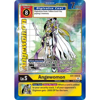 Angewomon EX1-030 Alternative Art EN Digimon Classic Collection EX01