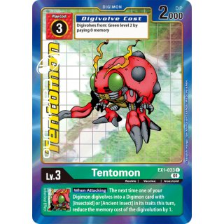 Tentomon EX1-033 Alternative Art EN Digimon Classic Collection EX01