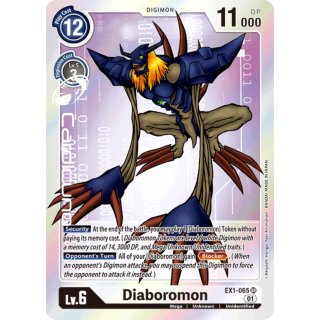 Diaboromon EX1-065 Super Rare EN Digimon Classic Collection EX01