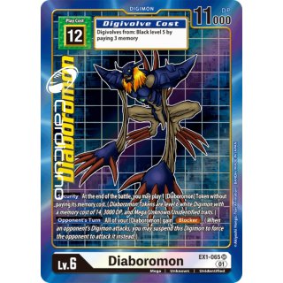 Diaboromon EX1-065 Alternative Art EN Digimon Classic Collection EX01