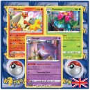 10 Pokemon Karten wie EIN Booster inkl. seltene Rare Holo...