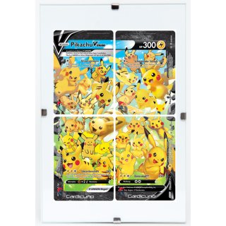 Pikachu V-UNION (Alle 4 Teile) SWSH139-42 Set DE inkl. GRATIS Bilderrahmen