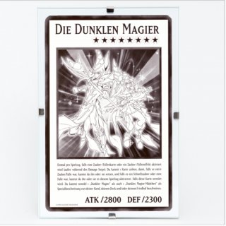 Die Dunklen Magier Oversized, Zum Ausmalen! Deutsch und Original Konami! Mit gratis Bilderrahmen