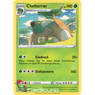 Chelterrar 008/172  Strahlende Sterne Deutsch Pokémon Sammelkarte