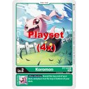 Koromon BT7-004 Playset (4x) EN Digimon Next Adventure Sammelkarte