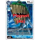 KingWhamon BT7-028 Playset (4x) EN Digimon Next Adventure Sammelkarte
