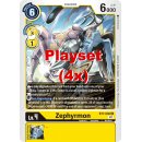 Zephyrmon BT7-036 Playset (4x) EN Digimon Next Adventure Sammelkarte