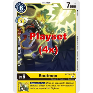 Boutmon BT7-037 Playset (4x) EN Digimon Next Adventure Sammelkarte