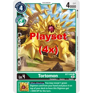 Tortomon BT7-045 Playset (4x) EN Digimon Next Adventure Sammelkarte