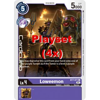 Loweemon BT7-071 Playset (4x) EN Digimon Next Adventure Sammelkarte