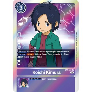 Koichi Kimura BT7-091 EN Digimon Next Adventure Sammelkarte