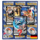 10 Metall Pokemonkarten wie EIN Booster + seltene Metall V Karte (zufällig ausgewählt) - Deutsch