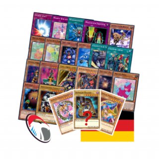 50 Verschiedene Yugioh Karten inkl. Dunkler Magier oder Dunkles Magier-Mädchen zufällig ausgewählt Deutsch