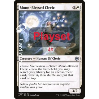 Moon-Blessed Cleric 026/281 Playset(4x) - Adventures in the Forgotten Realms Magic Sammelkarte Englisch
