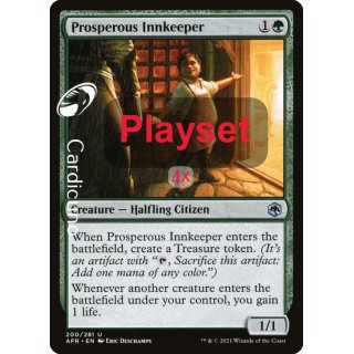 Prosperous Innkeeper 200/281 Playset(4x) - Adventures in the Forgotten Realms Magic Sammelkarte Englisch