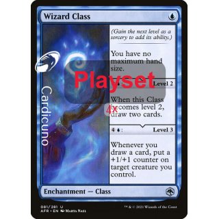 Wizard Class 081/281 Playset(4x) - Adventures in the Forgotten Realms Magic Sammelkarte Englisch
