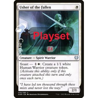 Usher of the Fallen 035/285 Playset(4x) - Kaldheim Magic Sammelkarte Englisch