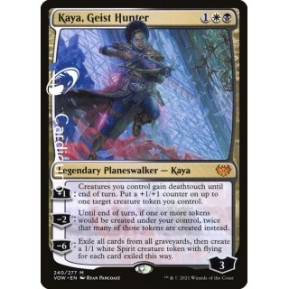 Kaya, Geist Hunter 240/277 - Innistrad: Crimson Vow Magic Sammelkarte Englisch
