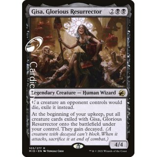 Gisa, Glorious Resurrector 103/277 - Innistrad: Midnight Hunt Magic Sammelkarte Englisch