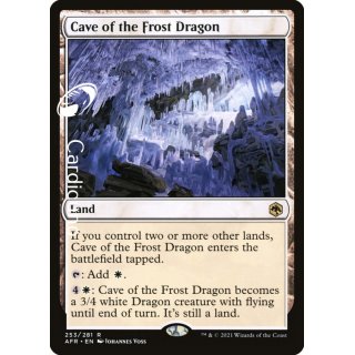 Cave of the Frost Dragon 253/281 - Adventures in the Forgotten Realms Magic Sammelkarte Englisch