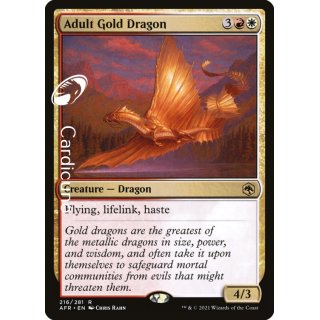 Adult Gold Dragon 216/281 - Adventures in the Forgotten Realms Magic Sammelkarte Englisch