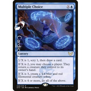 Multiple Choice 048/275 - Strixhaven: School of Mages  Magic Sammelkarte Englisch