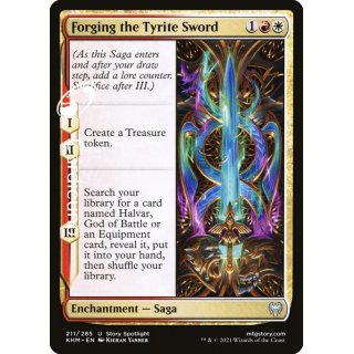 Forging the Tyrite Sword 211/285 - Kaldheim Magic Sammelkarte Englisch
