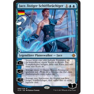 Jace, listiger Schiffbrüchiger 060/279 Ixalan Mythic Planeswalker Magic Deutsch