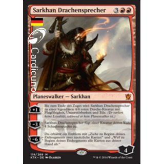 Sarkhan Drachensprecher 119/269 Khans of Tarkir Mythic Planeswalker Magic Deutsch