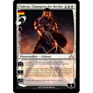 Gideon, Champion des Rechts 013/249 Mythic Planeswalker Magic Deutsch