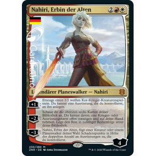 Nahiri, Erbin der Alten Foil 230/280 Zendikar Mythic Planeswalker Magic Deutsch