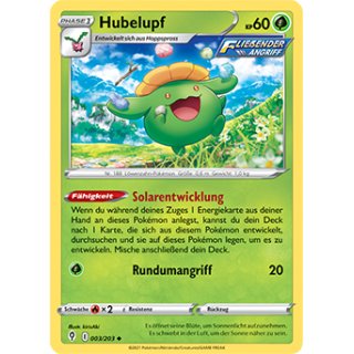 Hubelupf 003/203 Drachenwandel Deutsch Pokémon Sammelkarte