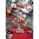 Hawkmon BT8-009 Alternate Art EN New Awakening Digimon Sammelkarte