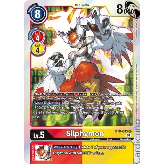 Silphymon  BT8-015 EN New Awakening Digimon Sammelkarte