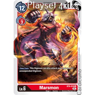 Marsmon  BT8-018 EN New Awakening Digimon Sammelkarte