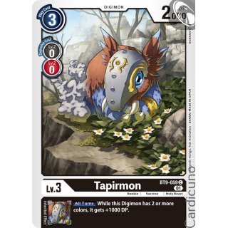 Tapirmon BT9-059 X Record