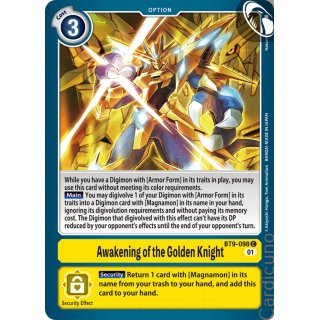 Awaking of the Gold Knight BT9-098 X Record