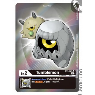 Tumblemon BT9-005 X Record Alternative Art Digimon Sammelkarte