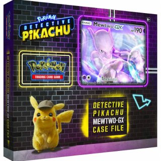 Detective Pikachu Mewtwo GX Case File Box Englisch