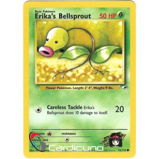 Erikas Bellsprout 76/132  Gym Heroes Pokémon Trading Card English