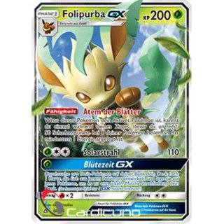 Folipurba GX 13/156 Ultra Prisma Pokémon Sammelkarte Deutsch