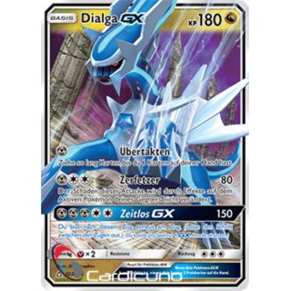 Dialga GX 100/156 Ultra Prisma Pokémon Sammelkarte Deutsch