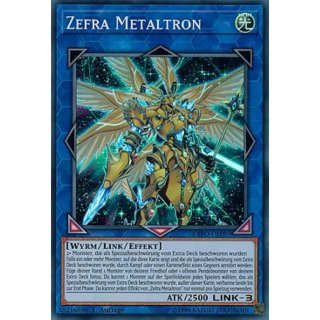 Zefra Metaltron EXFO-DE097 Super Rare Extreme Force Yugioh! 1. Auflage Deutsch