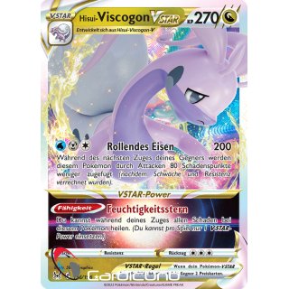 Hisui-Viscogon VSTAR 136/196 Verlorener Ursprung Pokémon Sammelkarte Deutsch