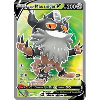 Galar-Mauzinger V 183/196 FULL ART Verlorener Ursprung Pokémon Sammelkarte Deutsch