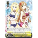 Endless Summer by the Beach, Alice & Asuna 015 Sword...