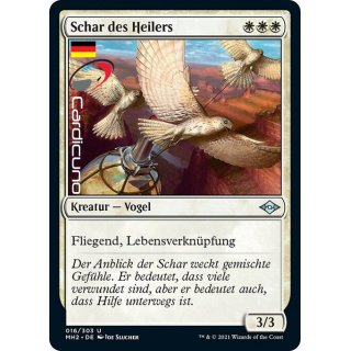 Schar des Heilers 016/303 Uncommon Modern Horizons 2 Sammelkarte | Healers Flock Deutsch