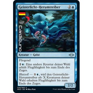 Geisterlicht-Herumtreiber 045/303 Uncommon Modern Horizons 2 Sammelkarte | Ghost-Lit Drifter Deutsch