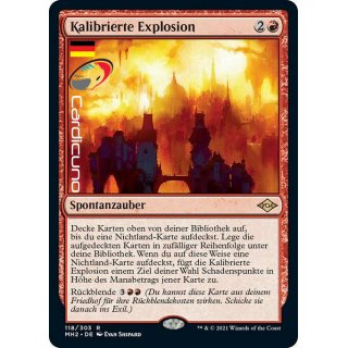 Kalibrierte Explosion 118/303 Rare Modern Horizons 2 Sammelkarte | Calibrated Blast Deutsch