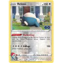 Relaxo 055/078 Reverse Holo Pokémon Go Sammelkarte Deutsch